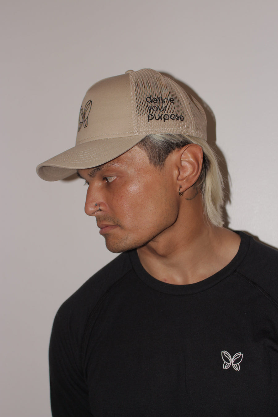 monarch trucker - tan